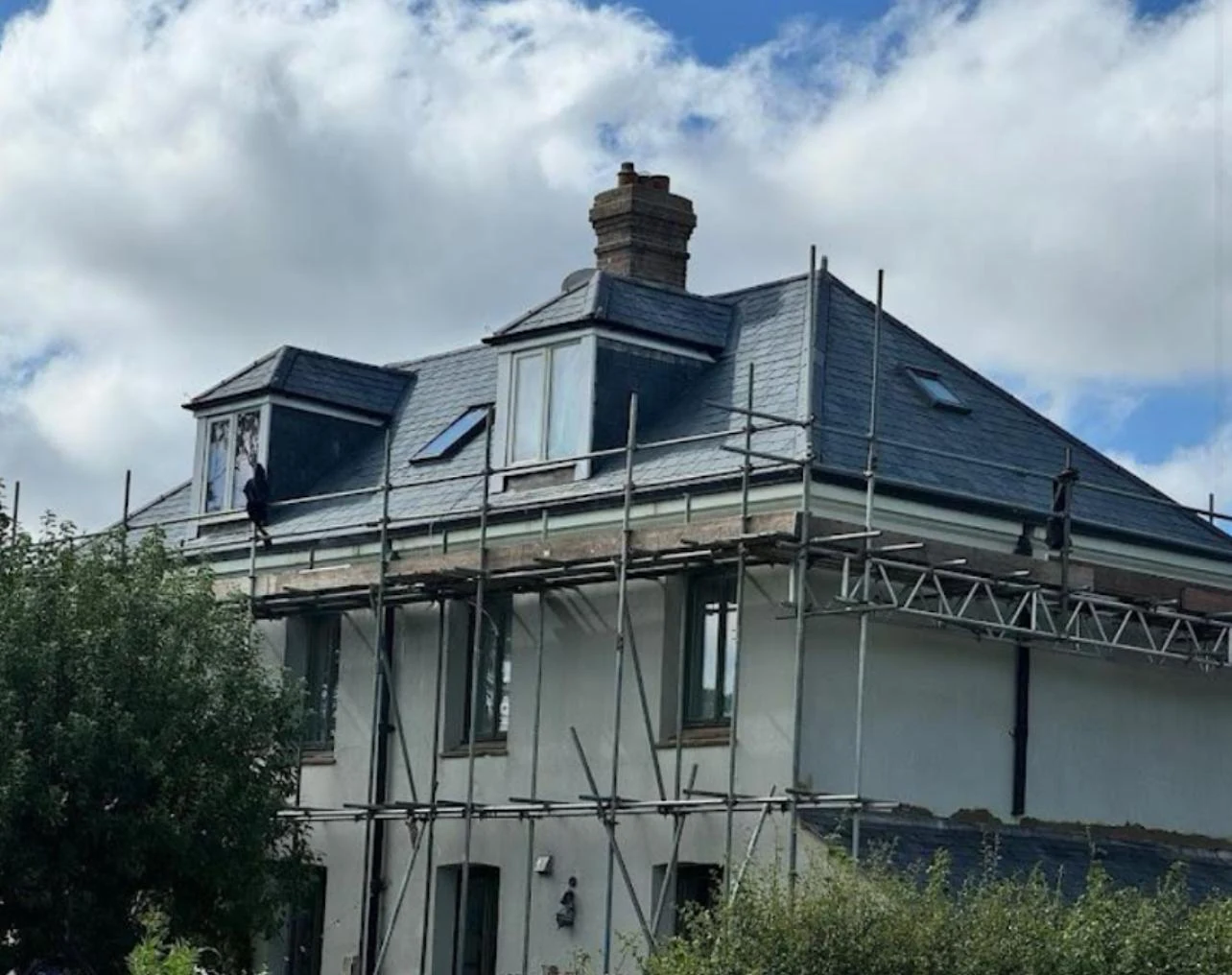 Slate Re-Roof · Surrey
